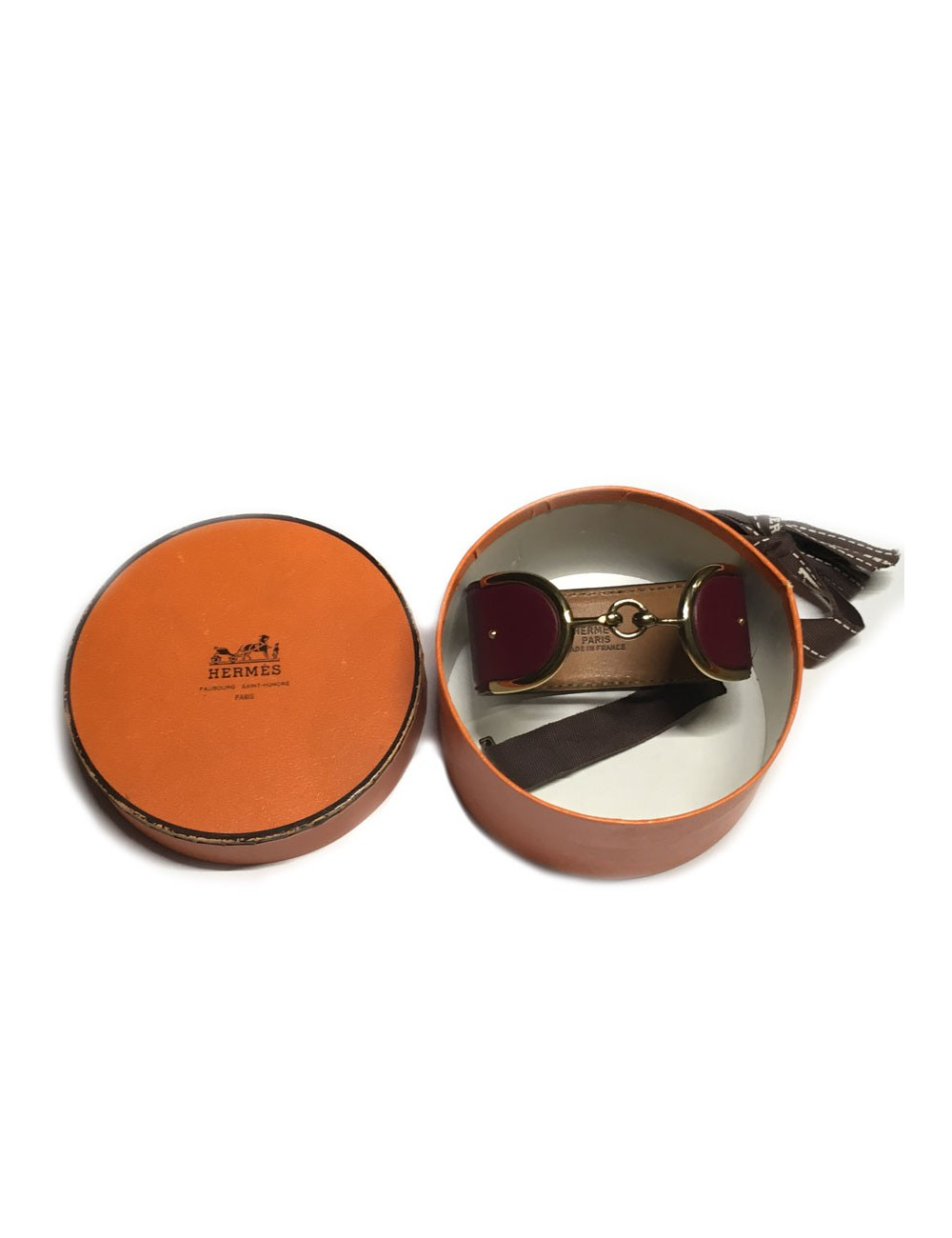 XXXX Bracelet HERMES "Mors" doré