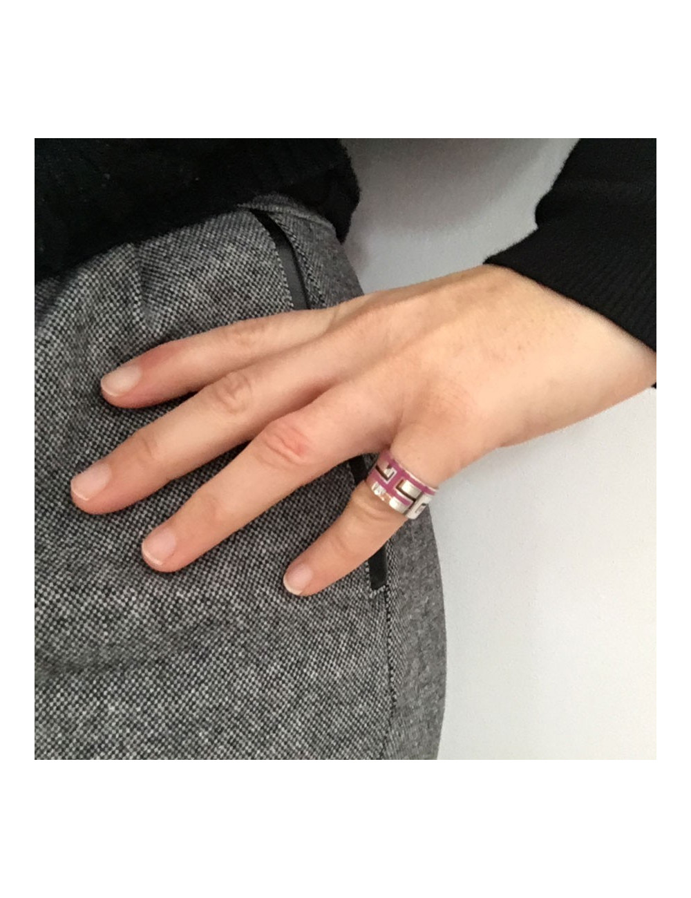 XXX Bague kilim HERMES Taille 46