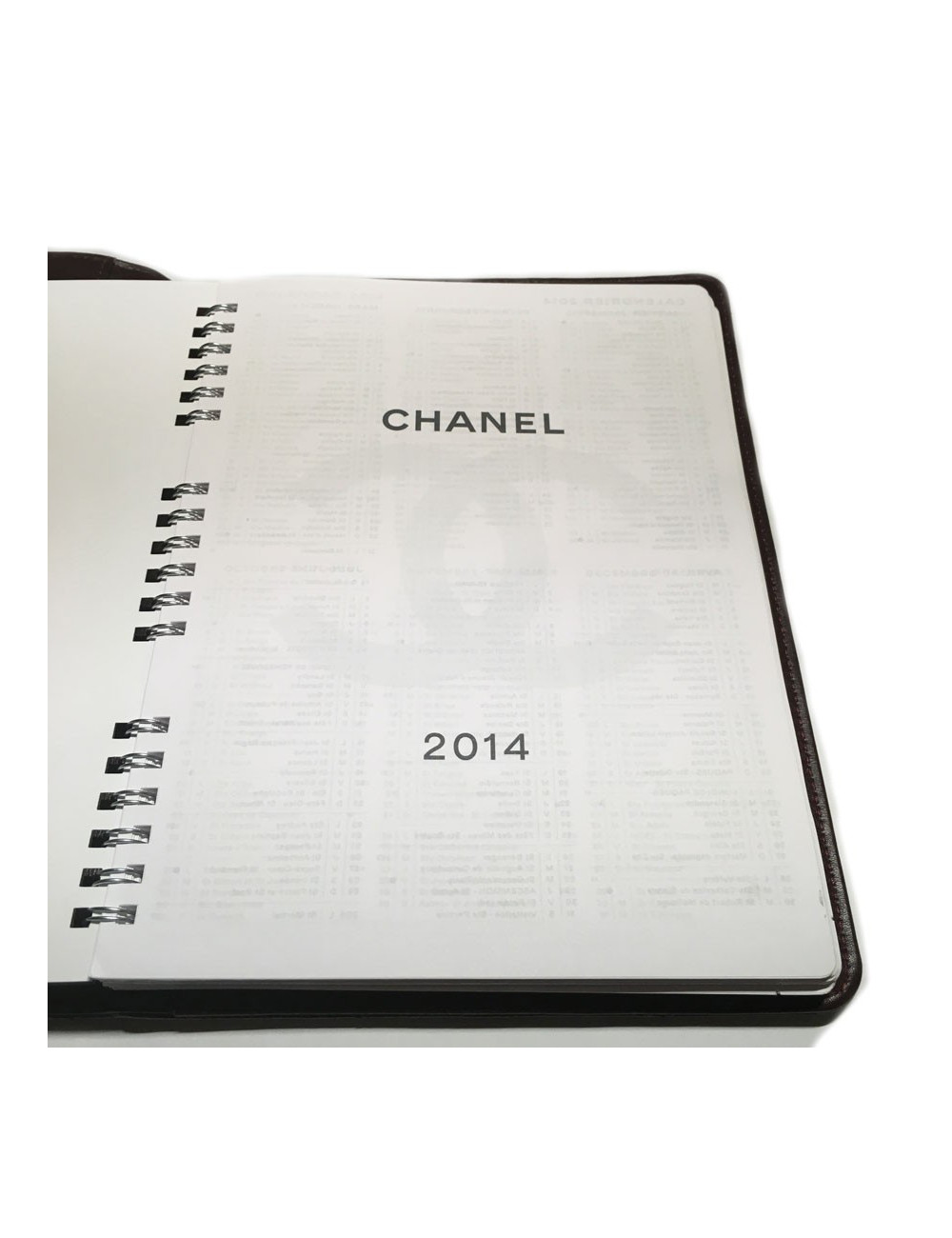 Door agenda CHANEL black quilted leather