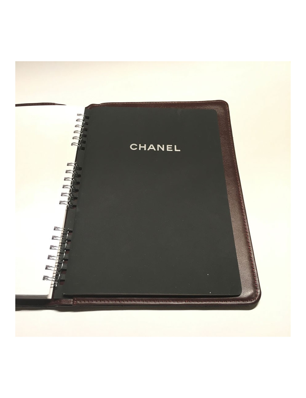 Door agenda CHANEL black quilted leather