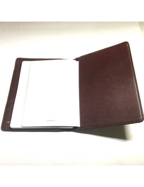 Door agenda CHANEL black quilted leather