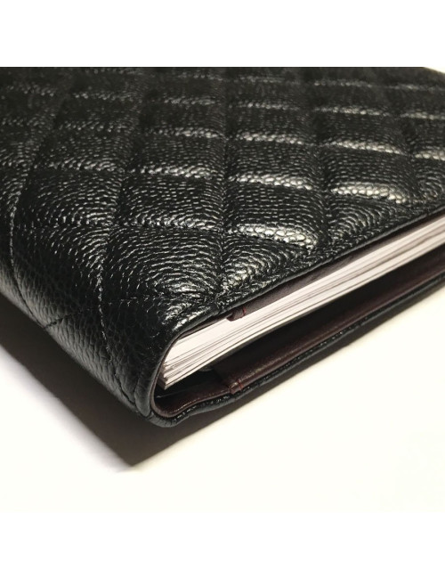 Door agenda CHANEL black quilted leather