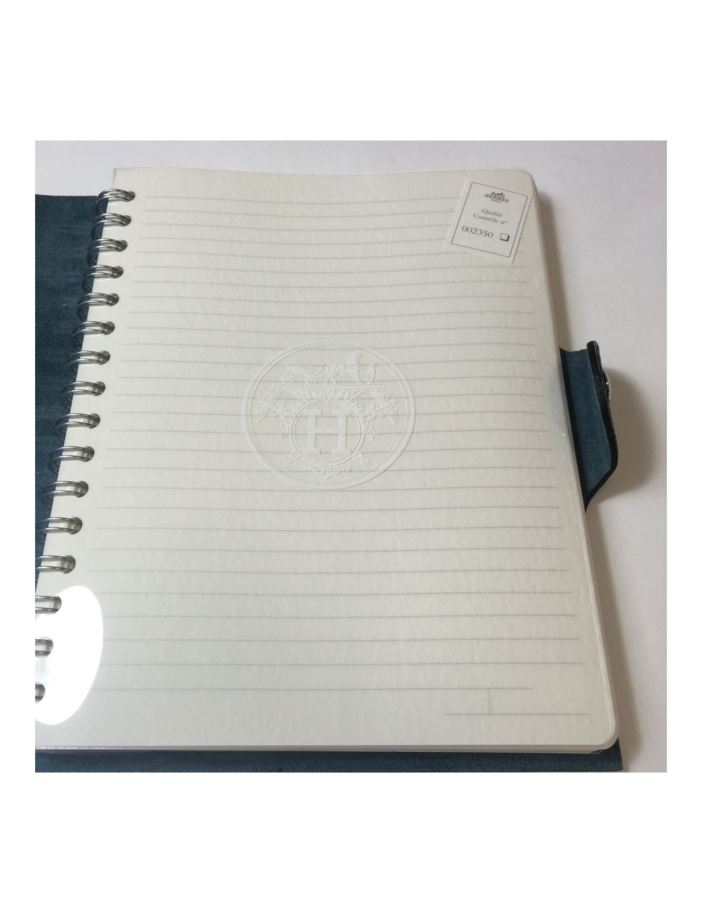 Couverture de cahier HERMES modèle Ulysse