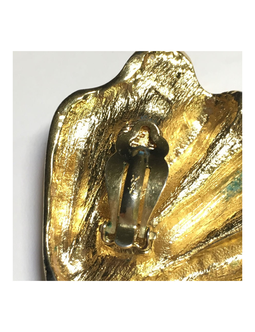 Boucles d'oreille clips YSL YVES SAINT LAURENT Vintage