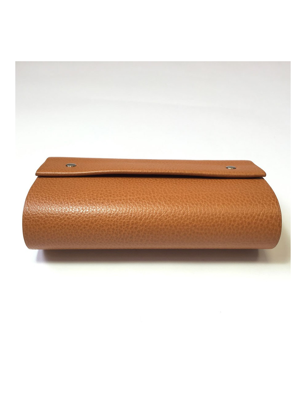 Rolled notebook HERMES leather Buffalo gold with 2 refills