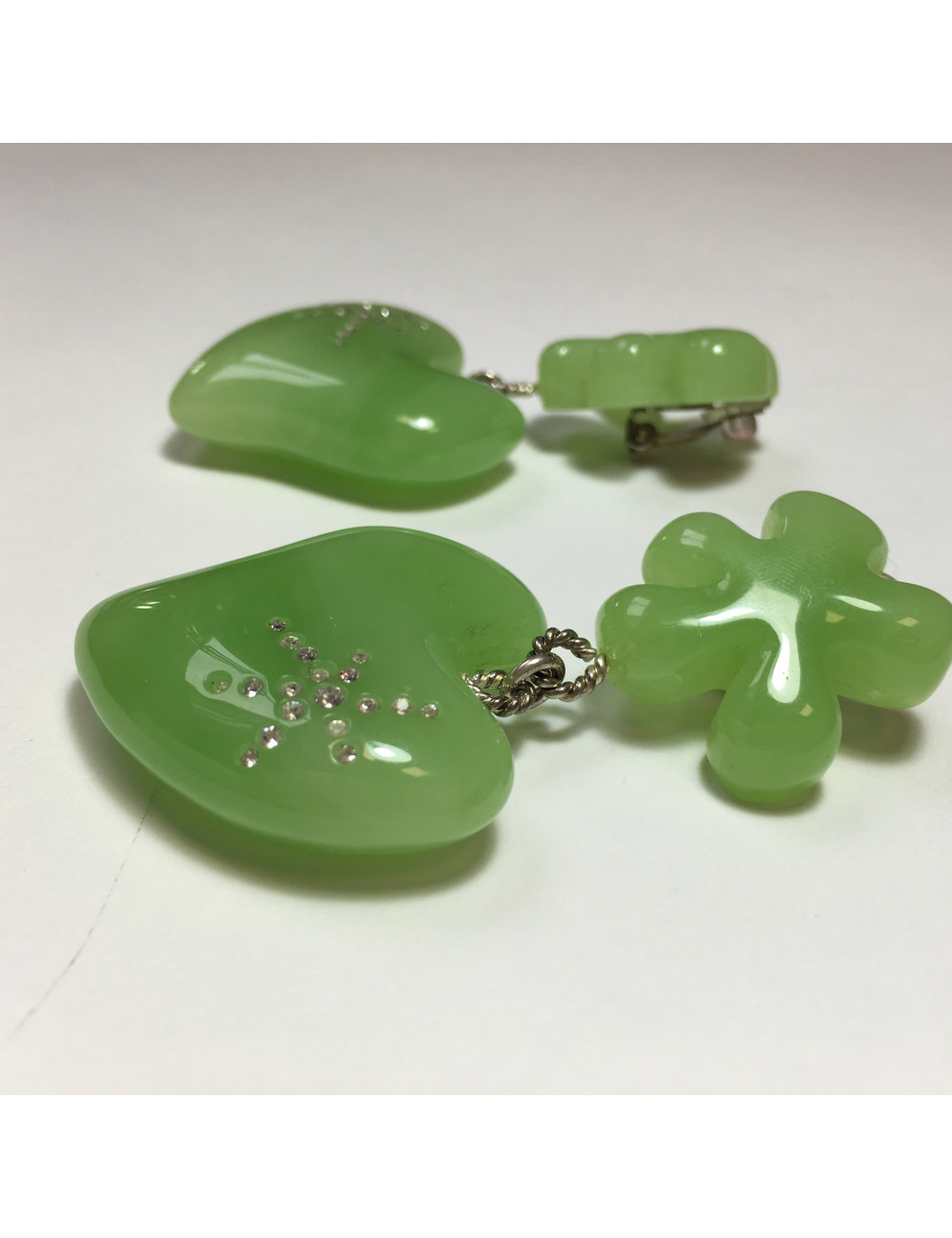 Pending clips CHRISTIAN LACROIX vintage earrings