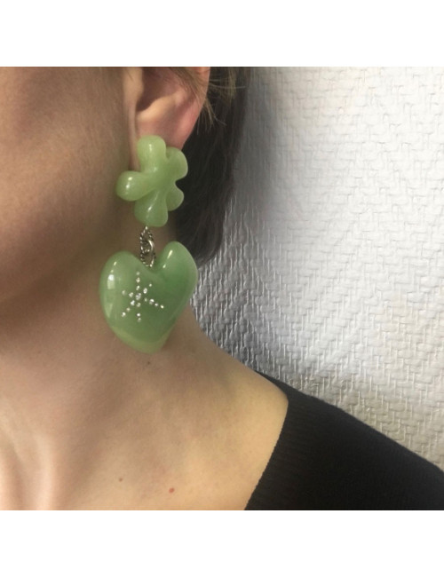 Pending clips CHRISTIAN LACROIX vintage earrings