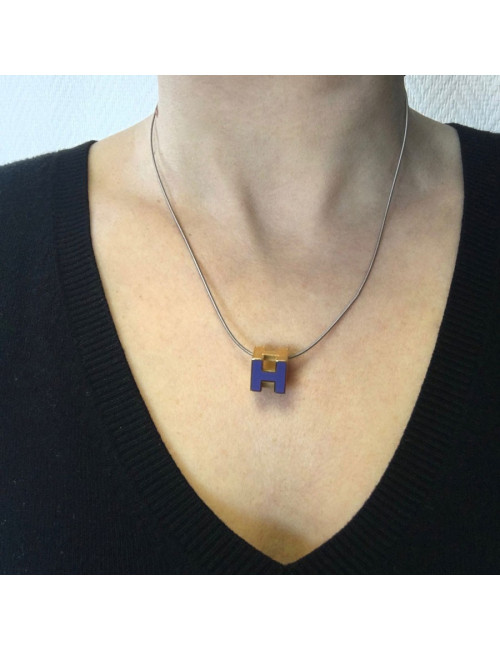 Collier cube HERMES