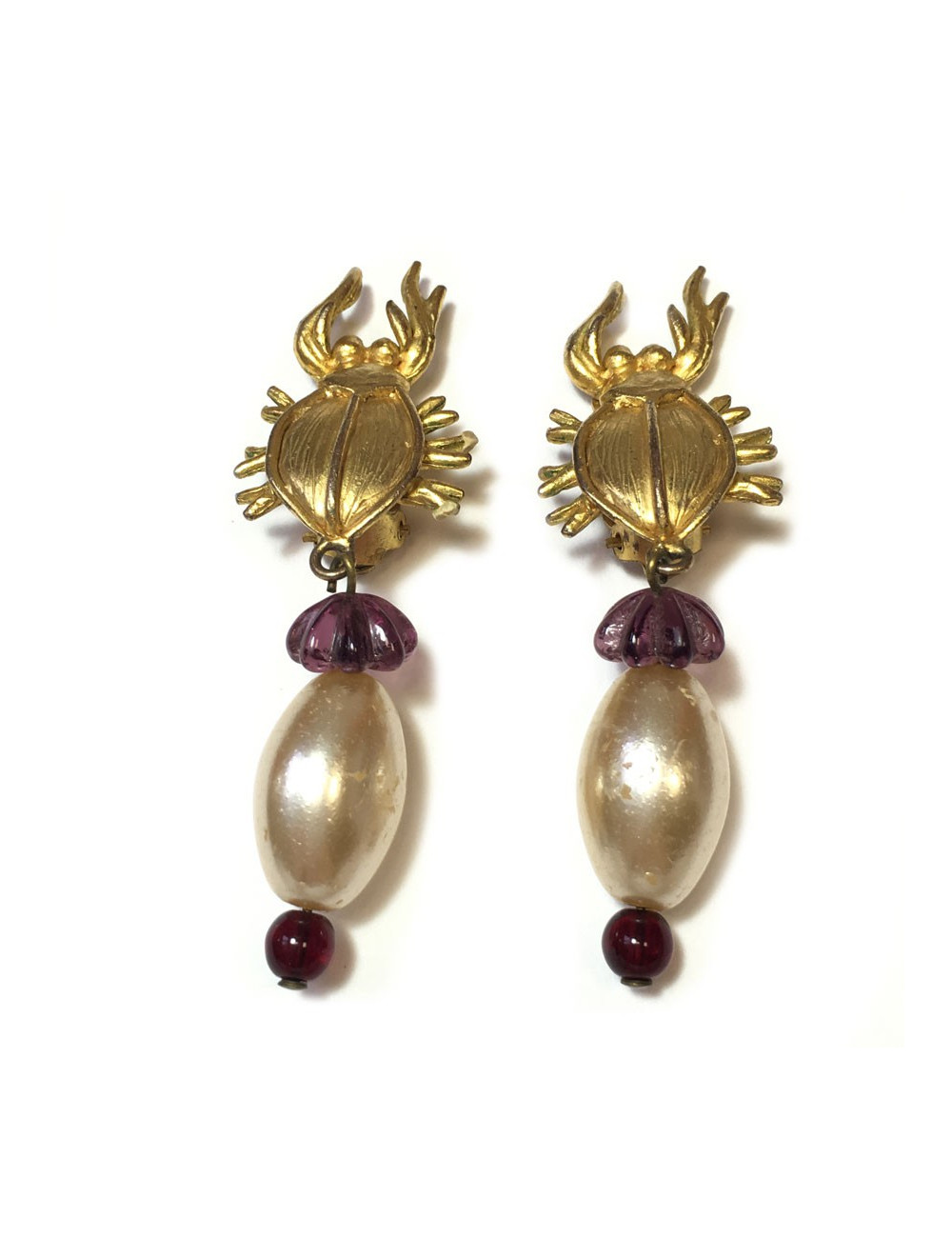 XXX Boucles d'oreille clips VAN DER STRATEN