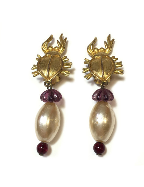 Boucles d'oreill clips VAN DER STRATEN