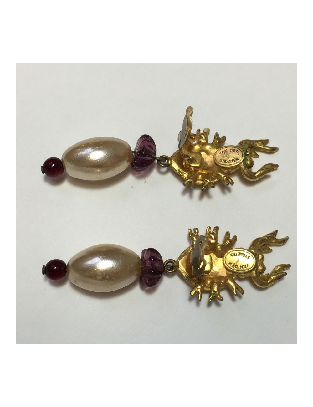 Earrings clips VAN DER STRATEN