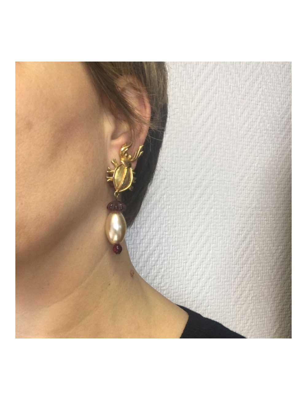 Earrings clips VAN DER STRATEN