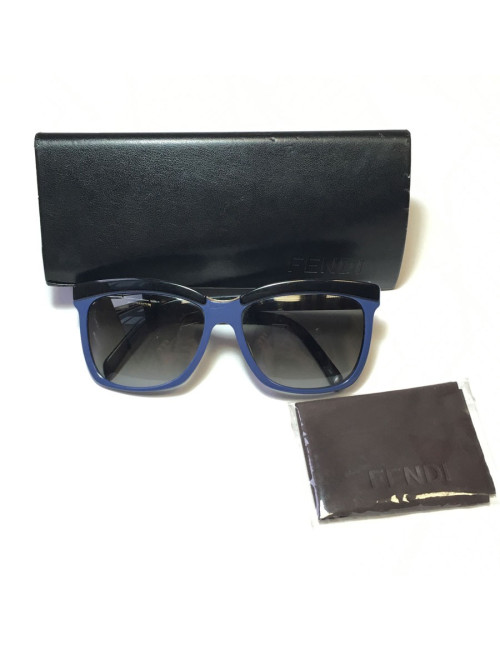 FENDI sunglasses plastic blue and black