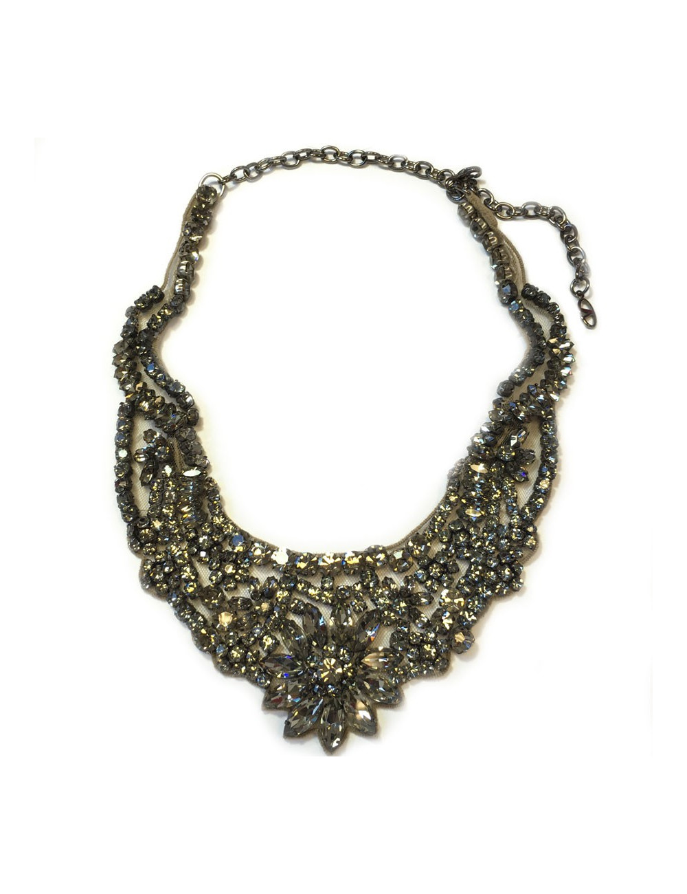 Plastron VALENTINO en strass