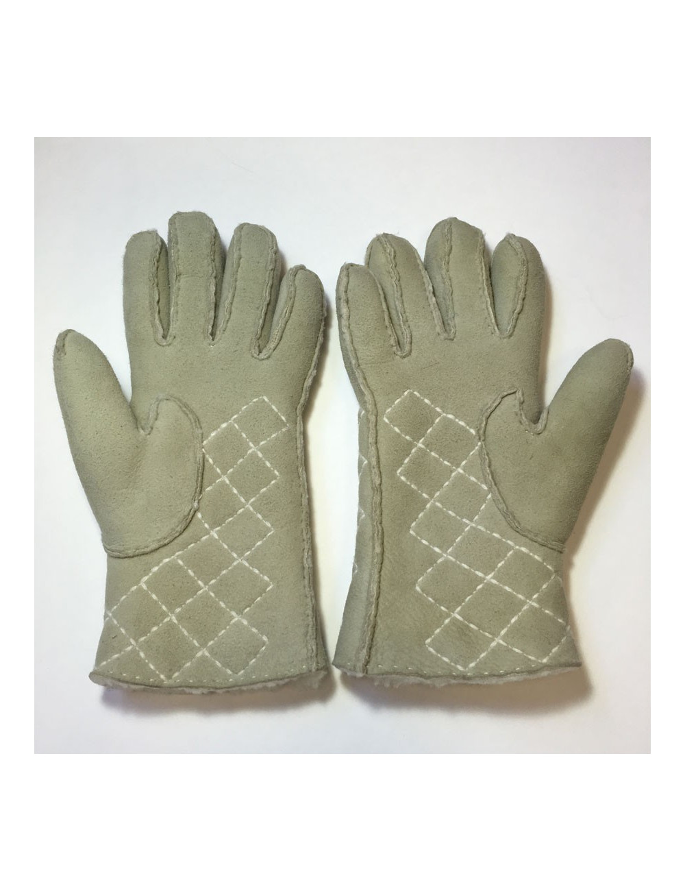 CHANEL gloves Shearling size 6.5