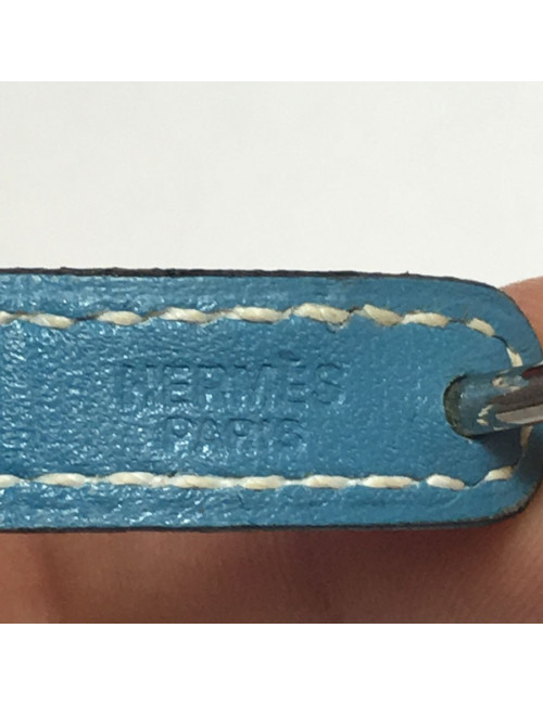 xxx Boutons de manchette HERMES bleus
