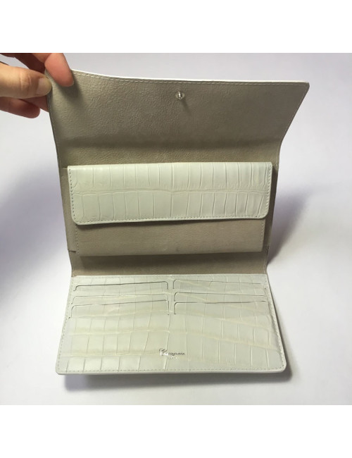 Portefeuille CASSEGRAIN en cuir ivoire