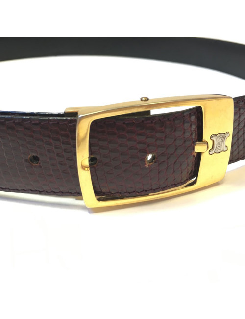 Ceinture CELINE en lézard Vintage
