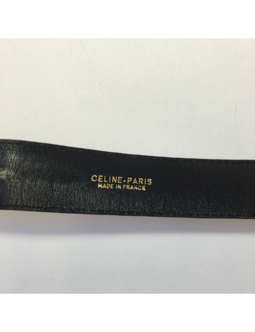 CÉLINE Vintage belt in burgundy lizard size 95EU