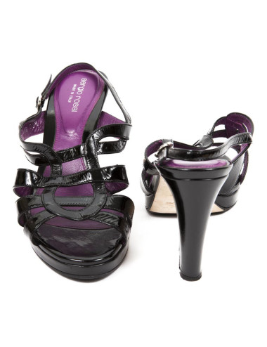 Escarpins SERGIO ROSSI en cuir verni T38.5