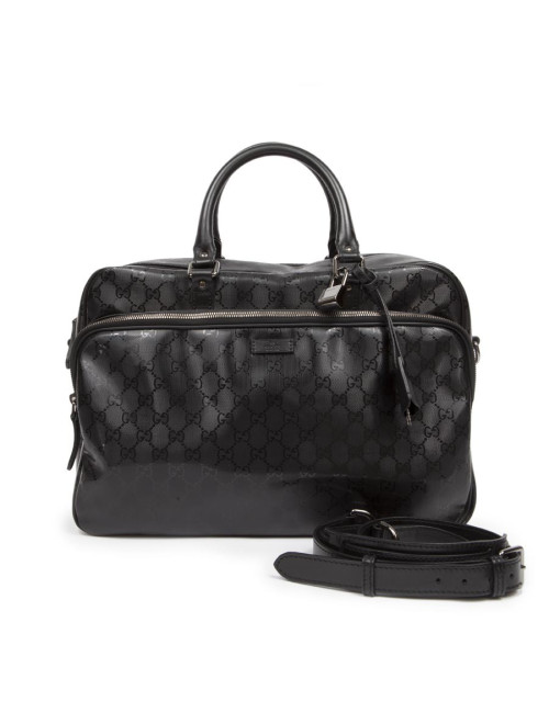 Sac cabas GUCCI en toile brillante monogram