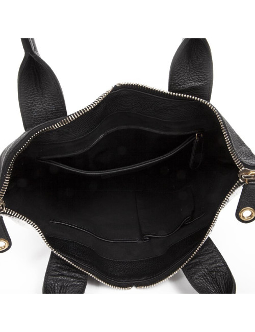 Sac cabas ALEXANDER Mc QUEEN toile et cuir 