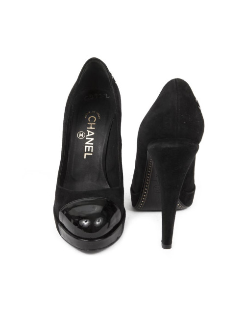 Escarpins CHANEL T 36.5 compensés