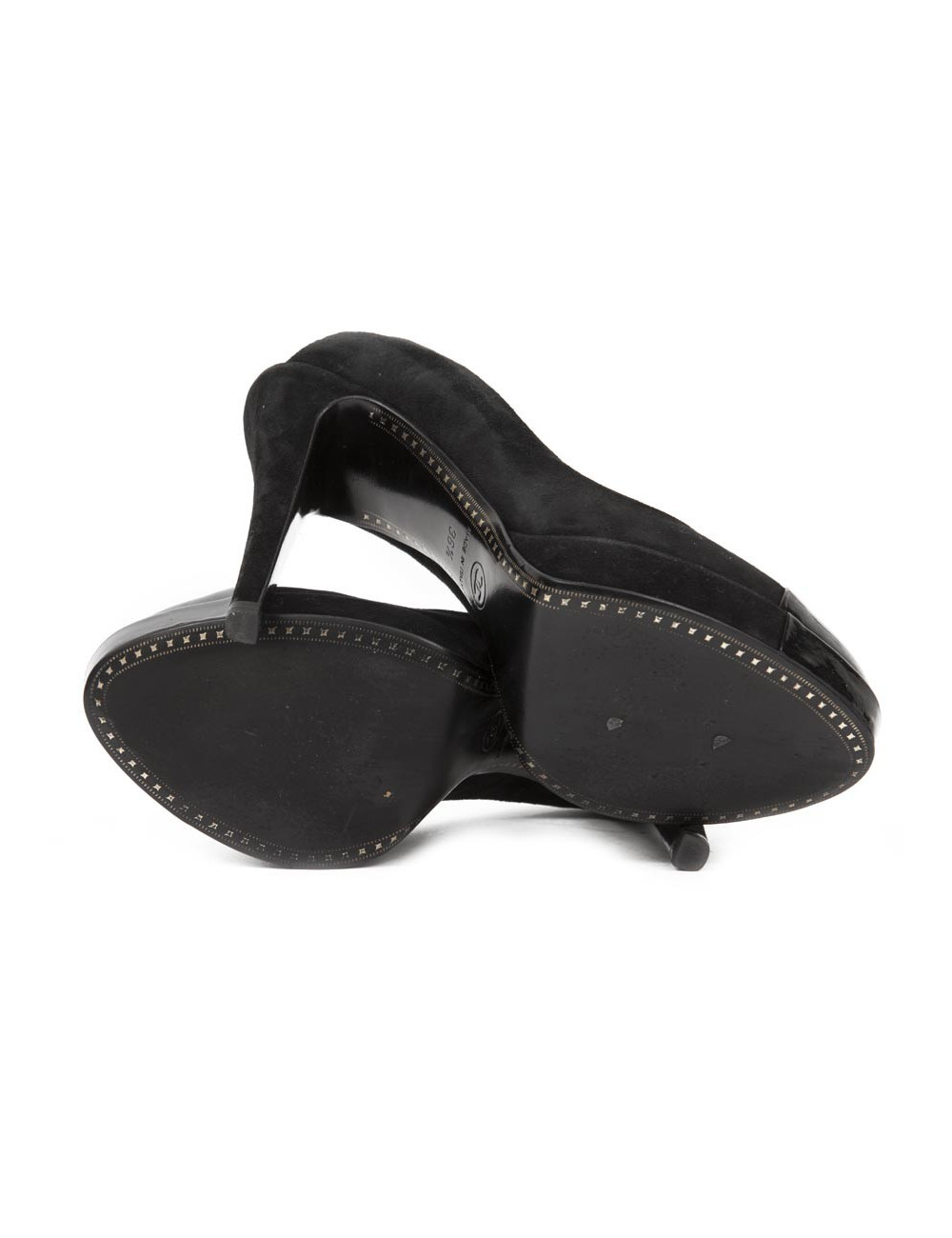 Escarpins CHANEL T 36.5 avec plateforme