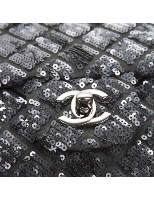 Bag CHANEL timeless sequined blue night