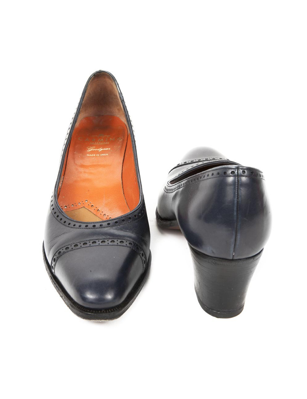 Mocassins ARMINA T 37 cuir bleu