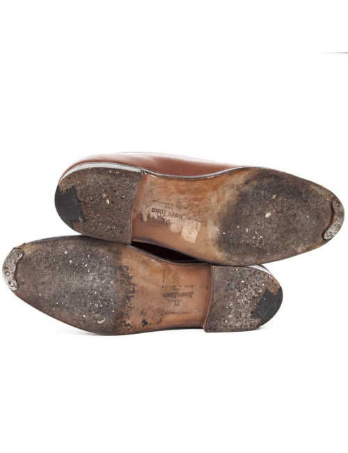 JOHN LOBB moccasins T 35.5 gold