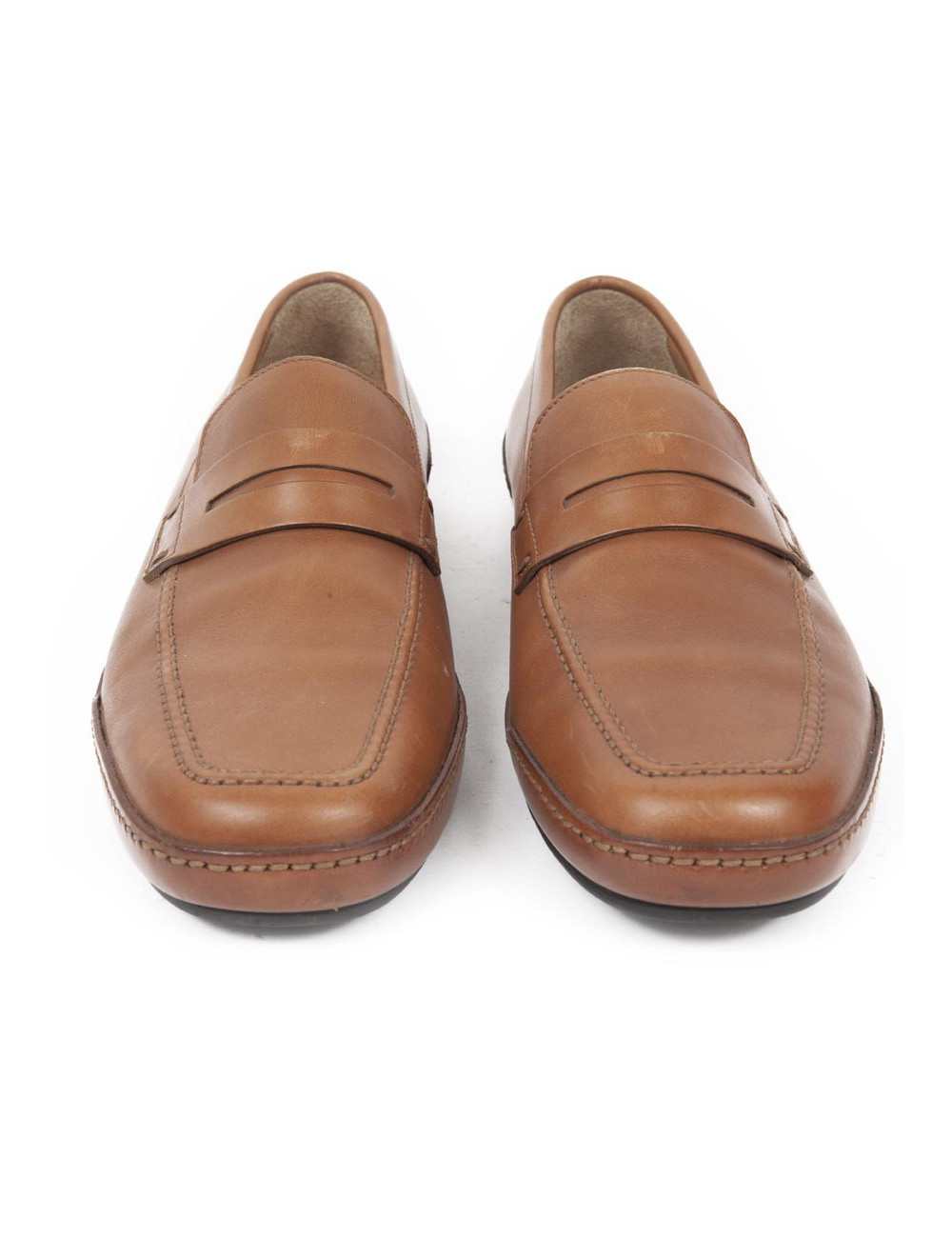 Moccasins LOUIS VUITTON T 38.5 calf gold