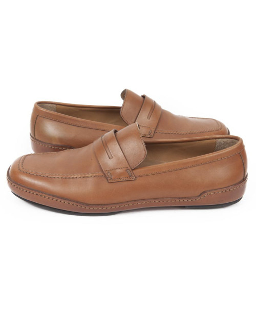 Moccasins LOUIS VUITTON T 38.5 calf gold