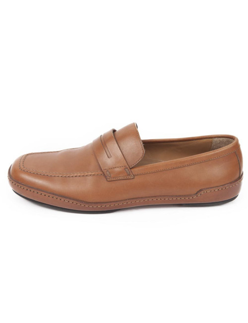 Moccasins LOUIS VUITTON T 38.5 calf gold