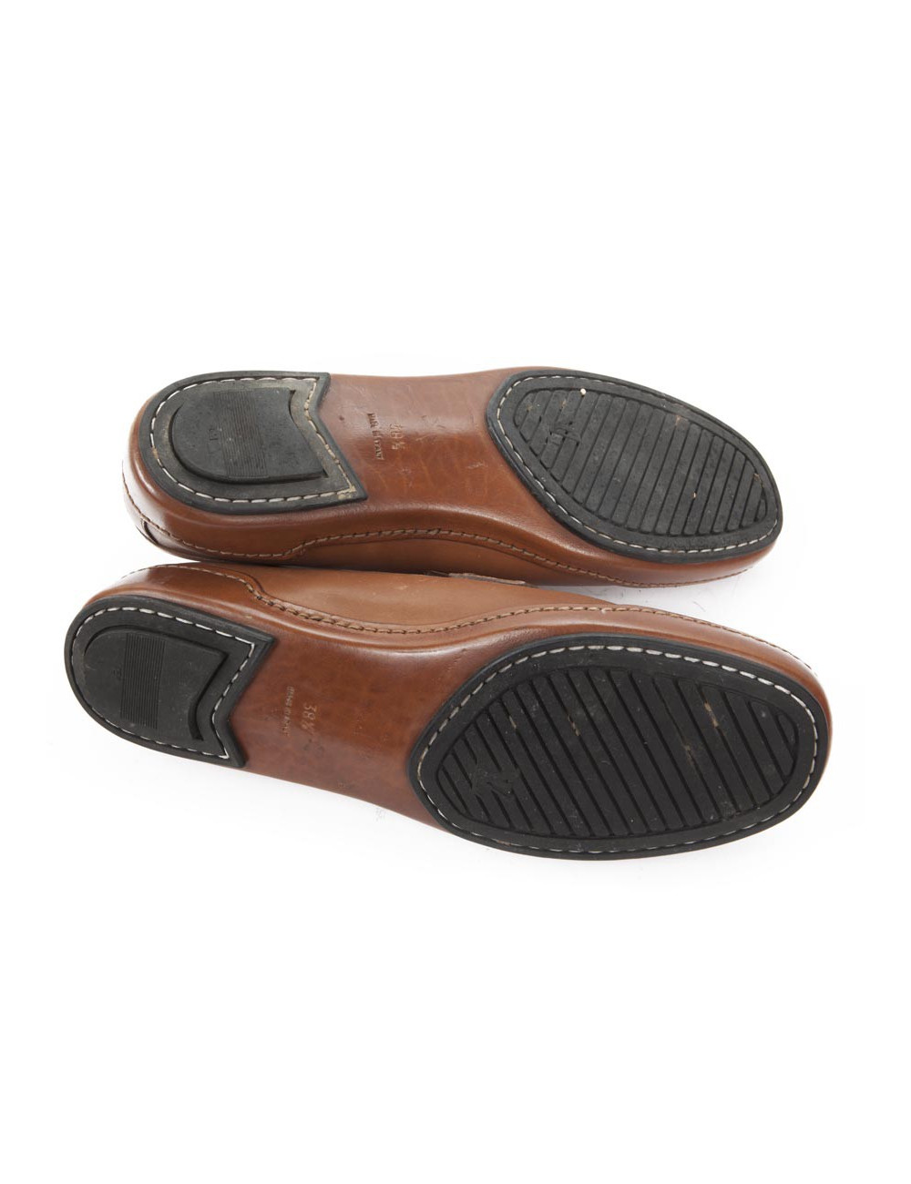 Moccasins LOUIS VUITTON T 38.5 calf gold