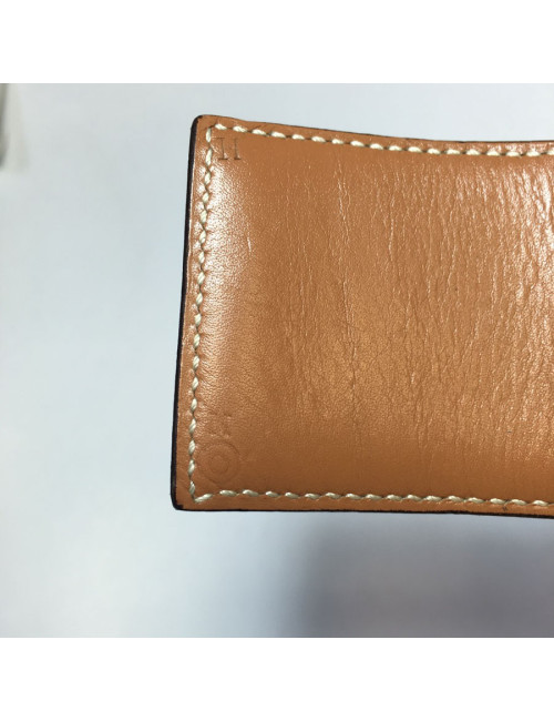 Belt "Fido" HERMES leather gold and Golden jewellery