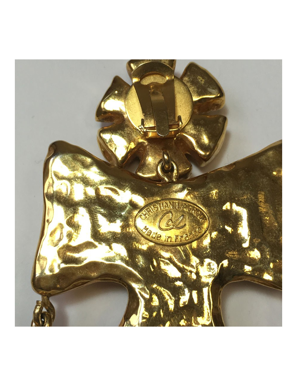 Earrings clips CHRISTIAN LACROIX Couture