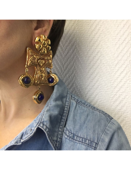 Earrings clips CHRISTIAN LACROIX Couture