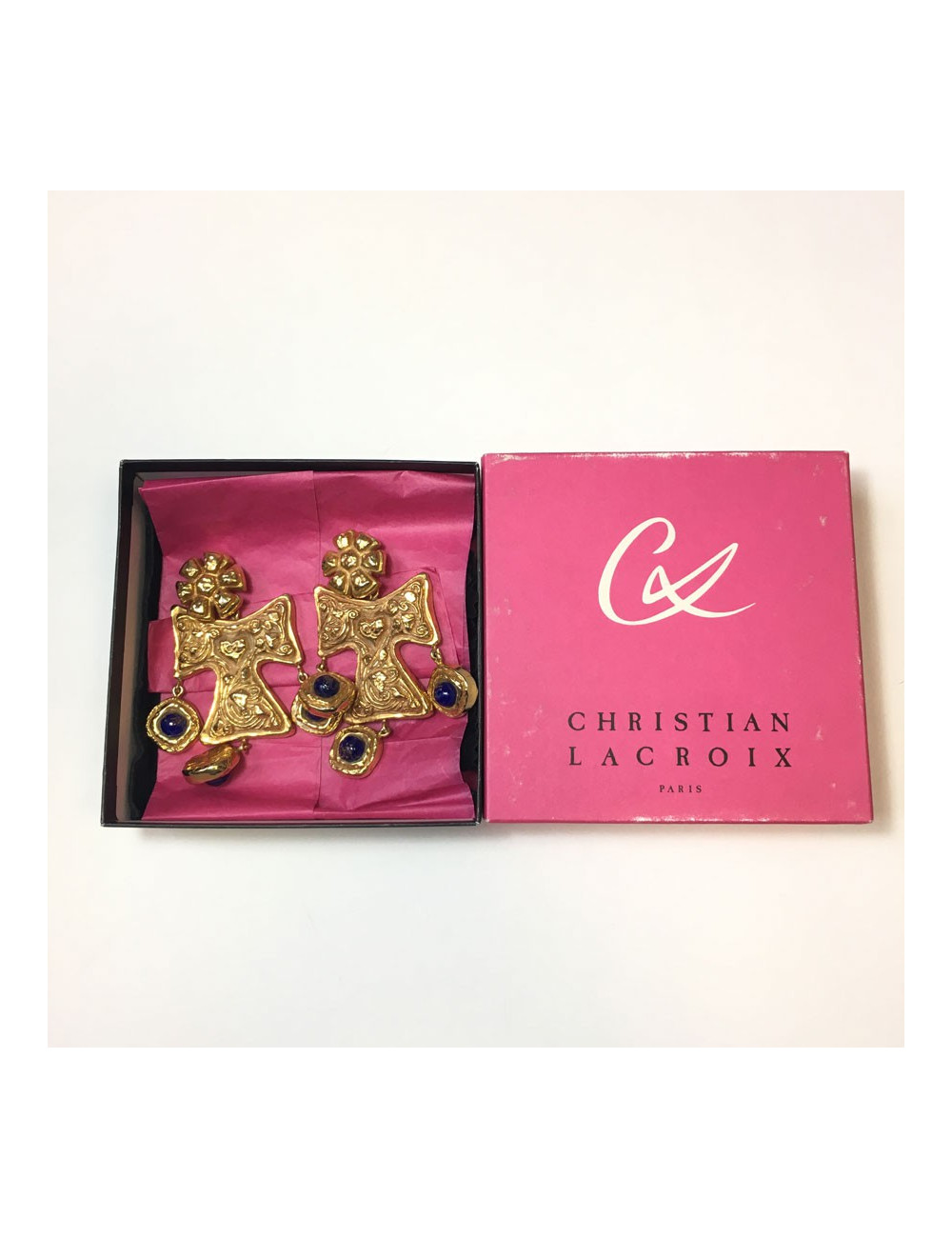 Earrings clips CHRISTIAN LACROIX Couture