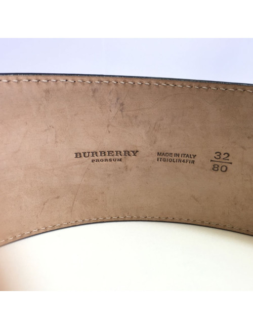 Ceinture BURBERRY PRORSUM en cuir violet T80