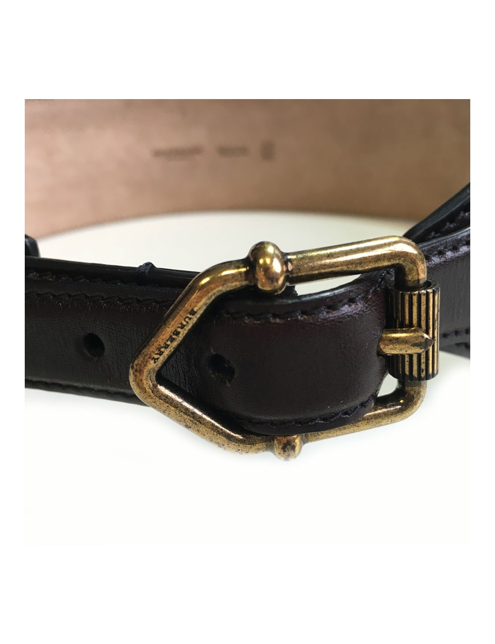 xxx Ceinture BURBERRY PRORSUM en cuir violet T80