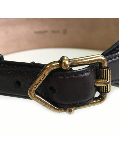 xxx Ceinture BURBERRY PRORSUM en cuir violet T80