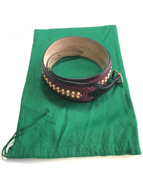 xxx Ceinture BURBERRY PRORSUM en cuir violet T80