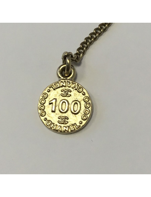 Necklace CHANEL Camellia glittery glass