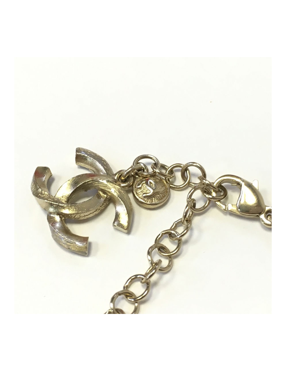 CHANEL necklace "Sea Urchin" in gilded metal