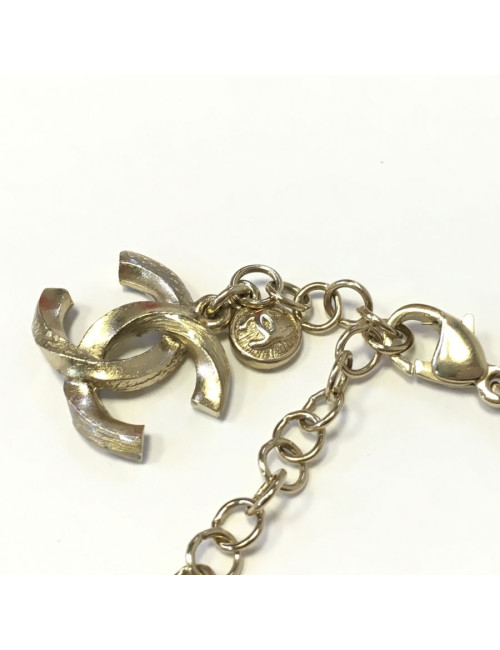 CHANEL necklace "Sea Urchin" in gilded metal