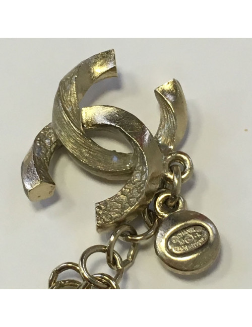 CHANEL necklace "Sea Urchin" in gilded metal