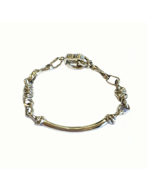 GOOSSENS Paris gilded metal bracelet size M