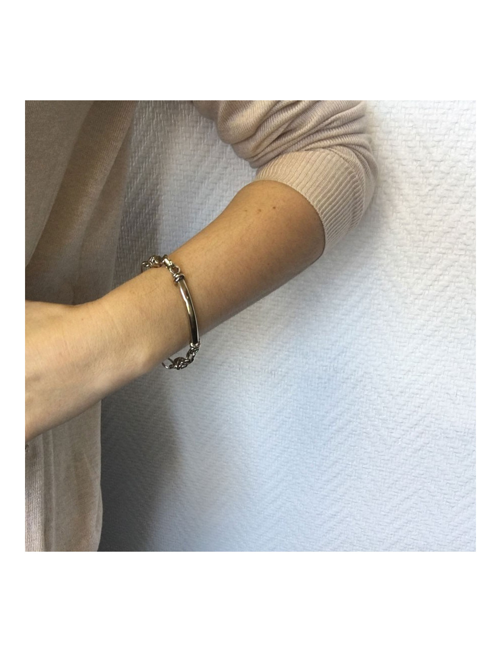 xxx Bracelet GOOSSENS Paris en métal doré taille M