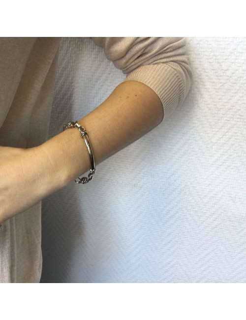 GOOSSENS Paris gilded metal bracelet size M